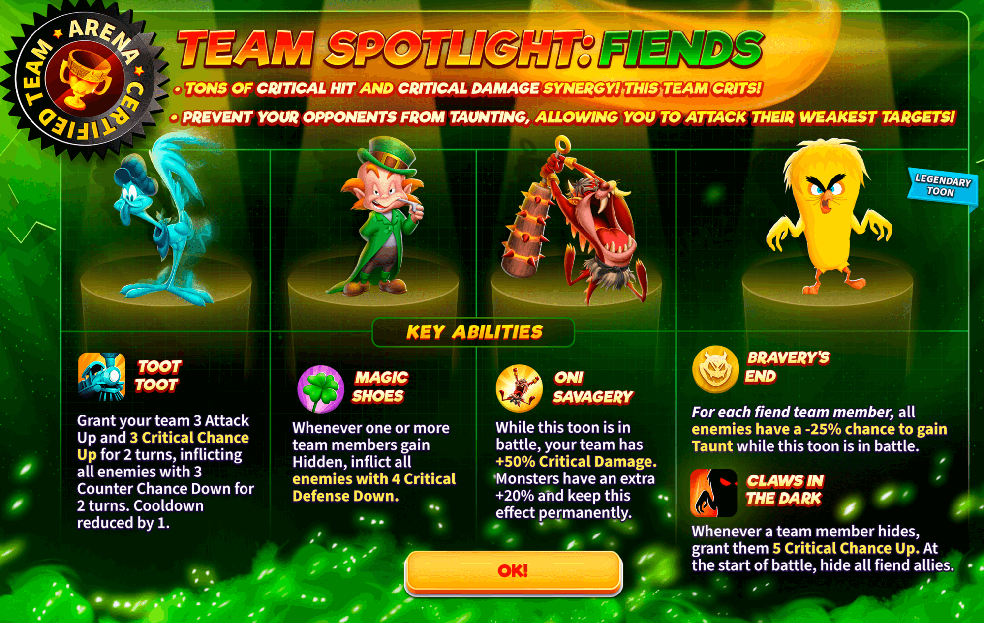 Team Spotlights Guide Looney Tunes World of Mayhem
