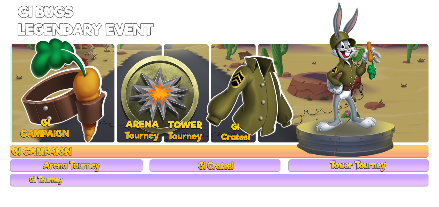 EVENT OVERVIEW GI BUGS Looney Tunes World of Mayhem